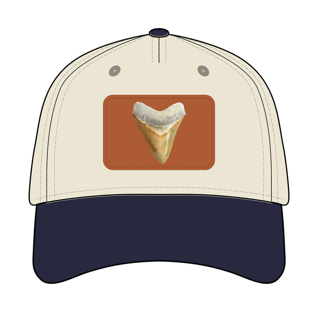 Shark Tooth Leather Patch Baseball Cap