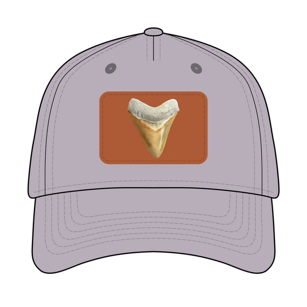 Shark Tooth Leather Patch Baseball Cap