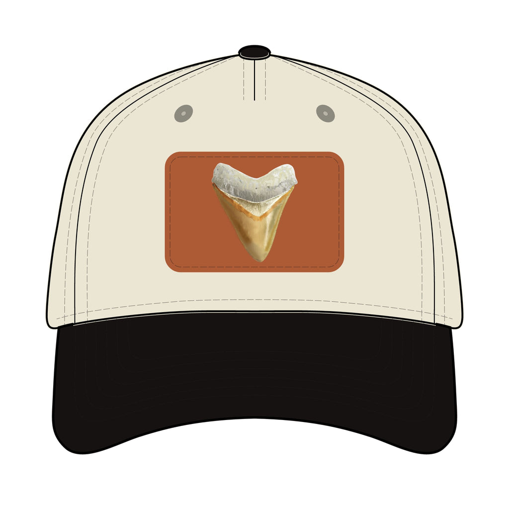 Shark Tooth Leather Patch Baseball Cap