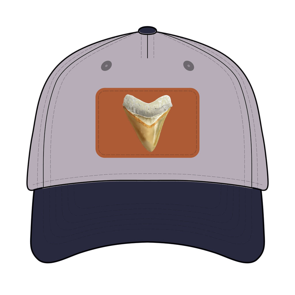 Shark Tooth Leather Patch Baseball Cap
