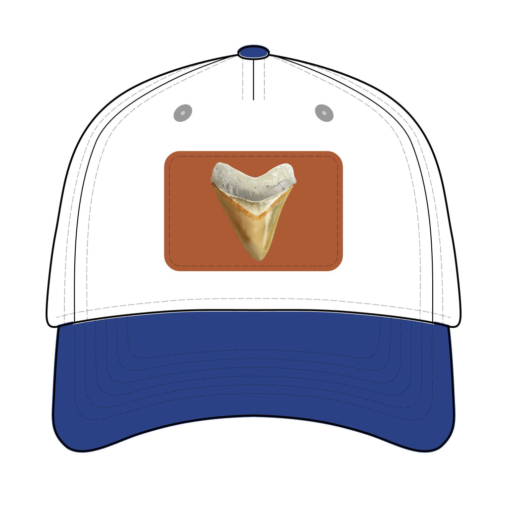 Shark Tooth Leather Patch Baseball Cap