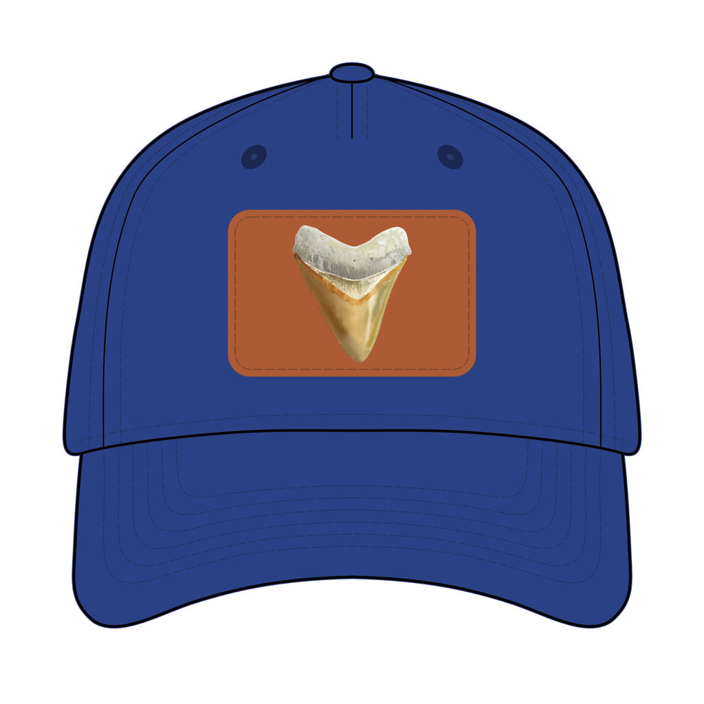 Shark Tooth Leather Patch Baseball Cap