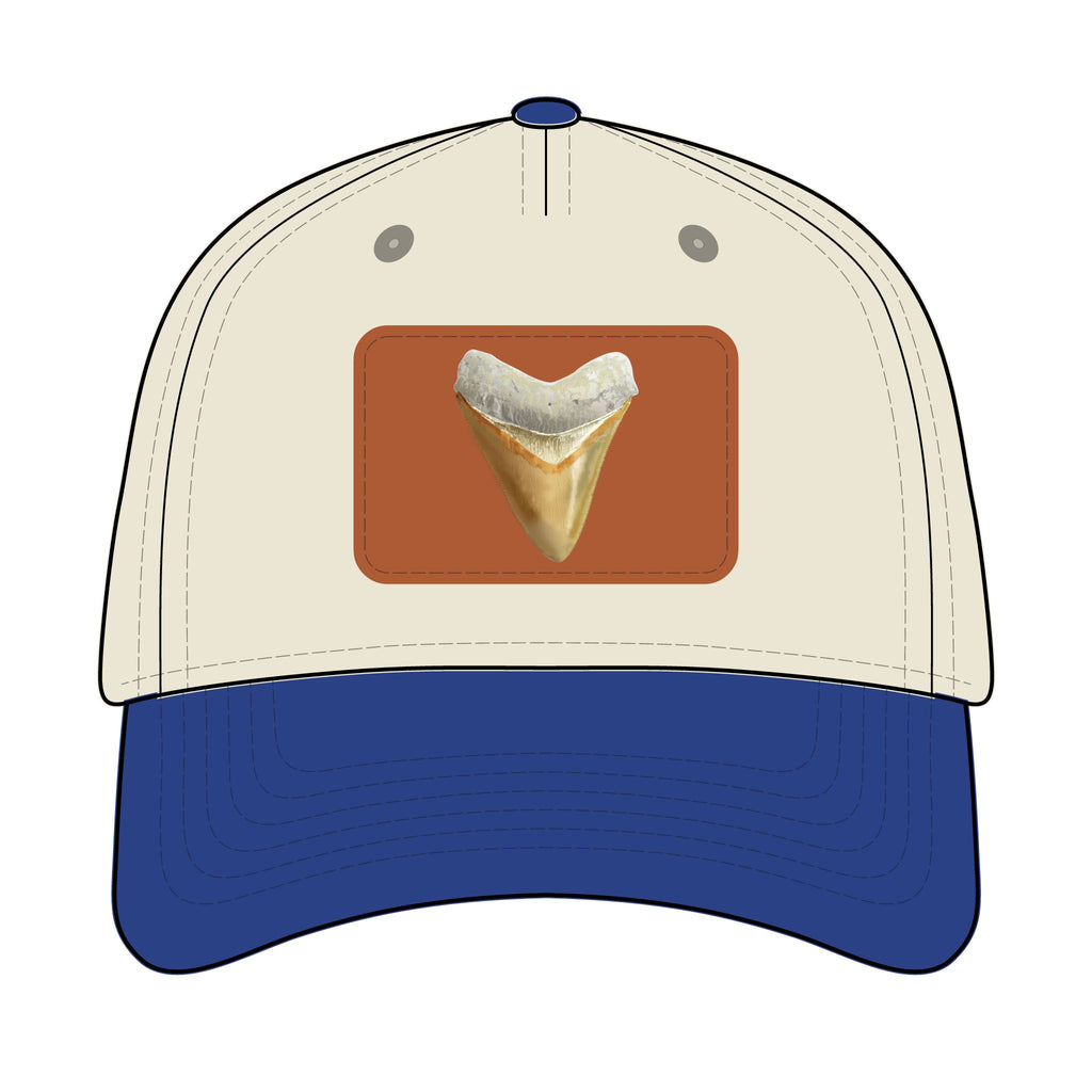 Shark Tooth Leather Patch Baseball Cap