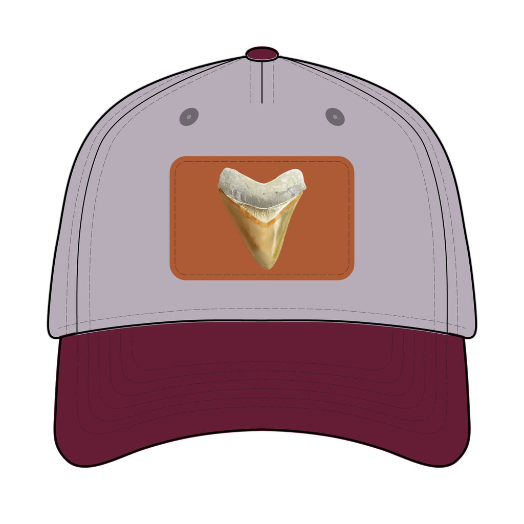 Shark Tooth Leather Patch Baseball Cap