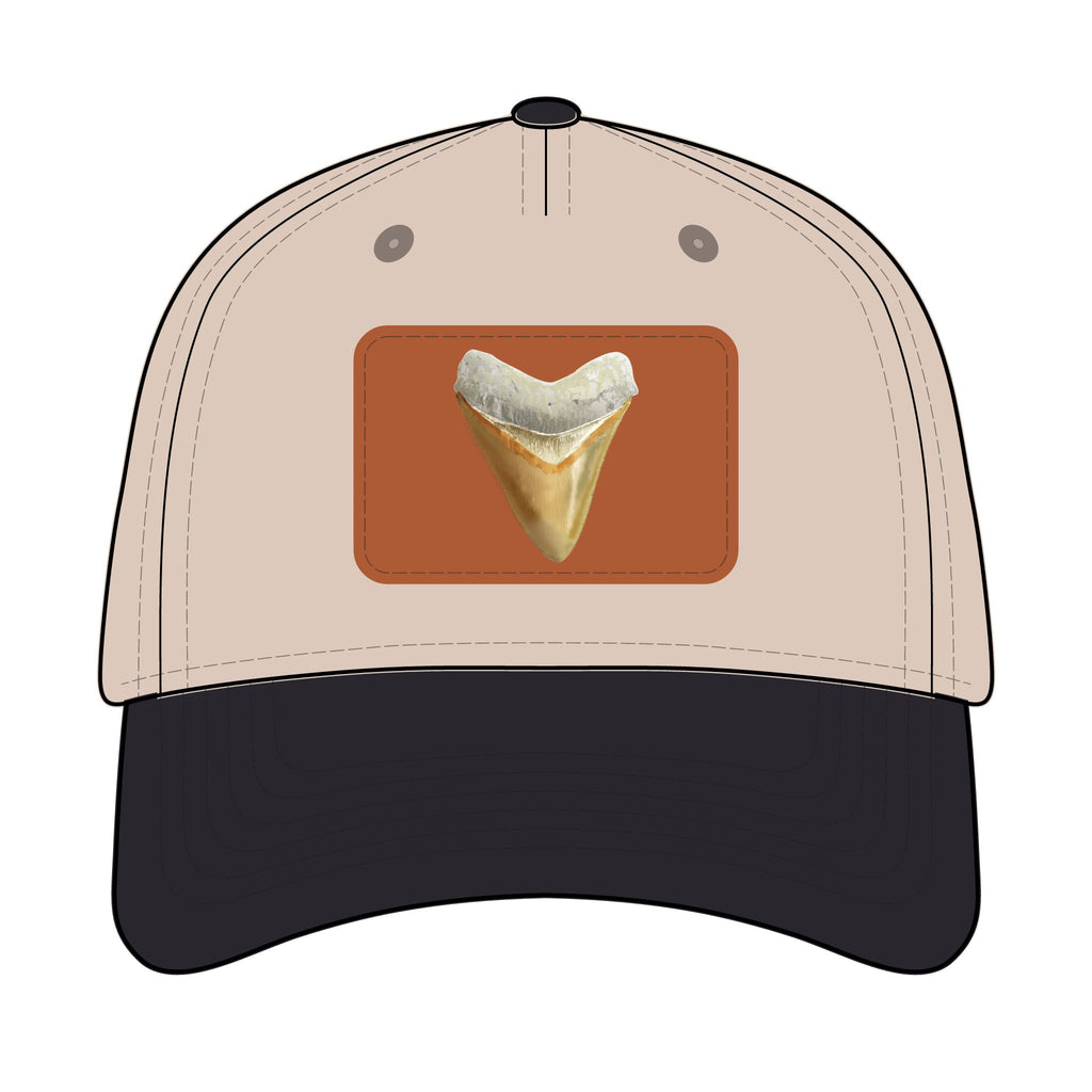 Shark Tooth Leather Patch Baseball Cap