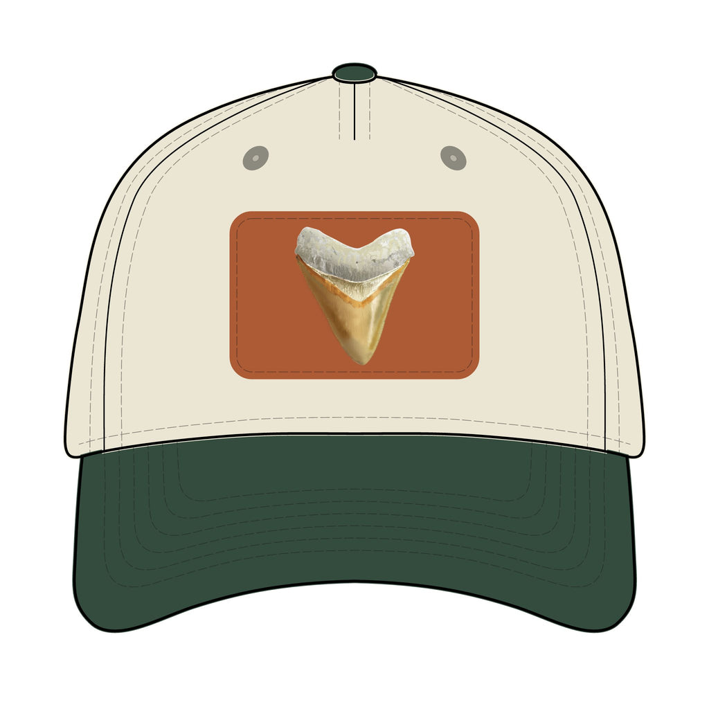 Shark Tooth Leather Patch Baseball Cap
