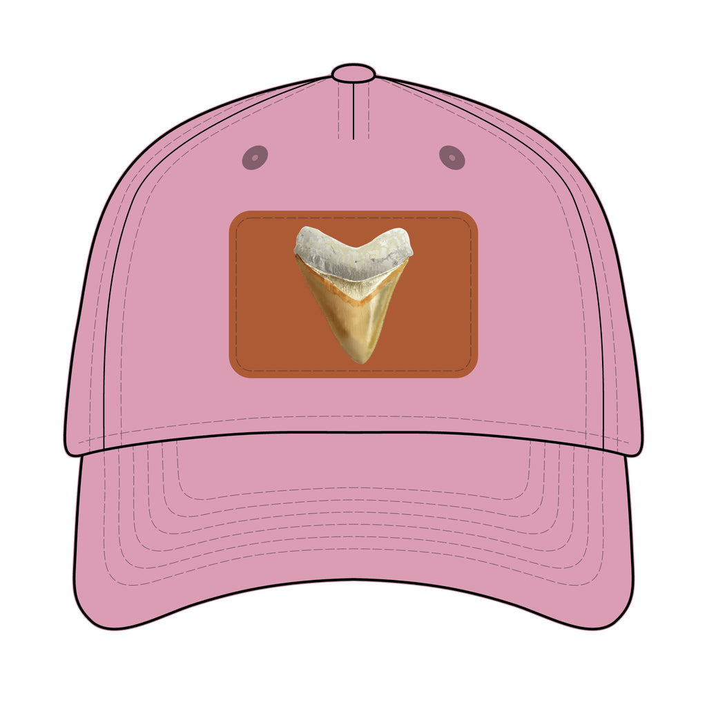 Shark Tooth Leather Patch Baseball Cap