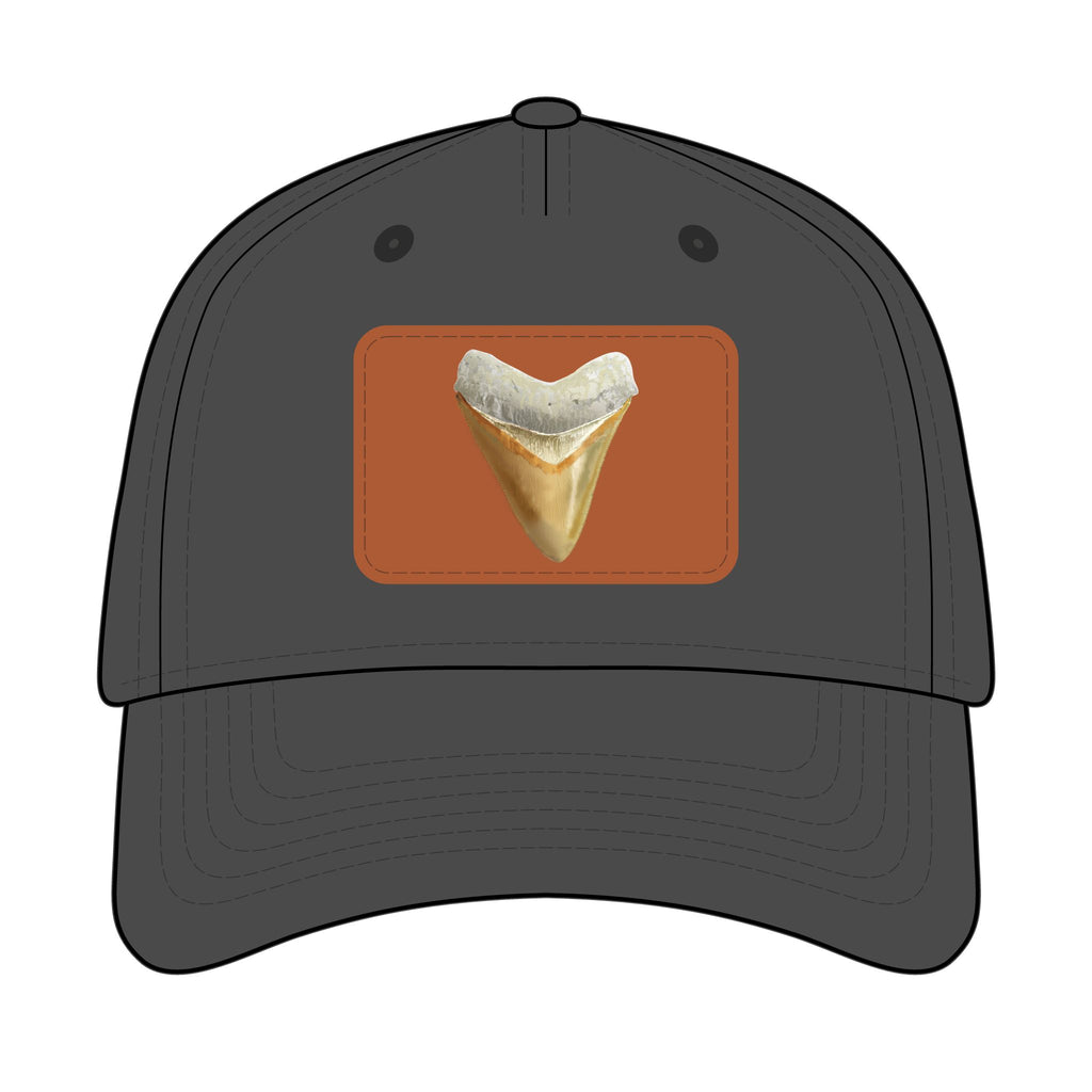 Shark Tooth Leather Patch Baseball Cap