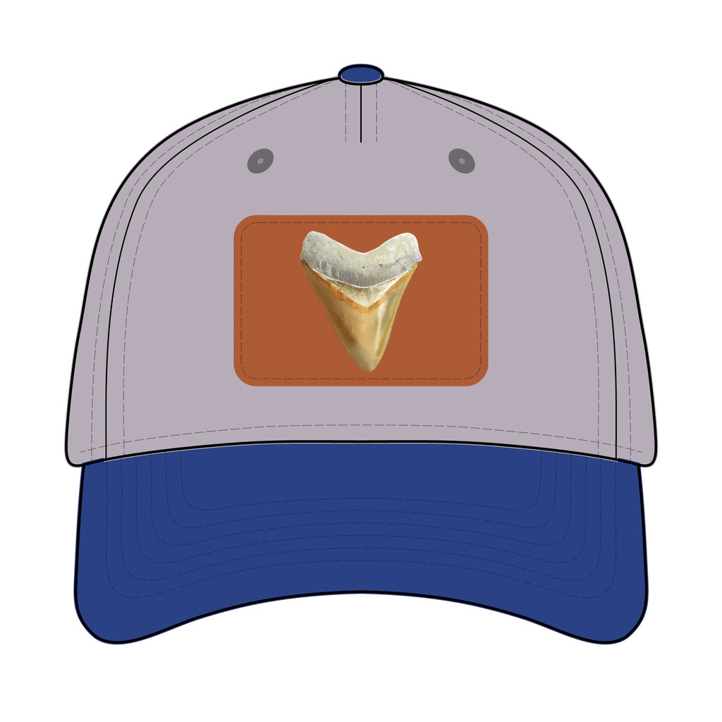 Shark Tooth Leather Patch Baseball Cap