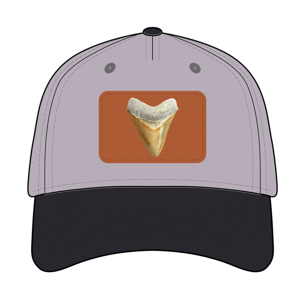 Shark Tooth Leather Patch Baseball Cap