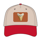 Shark Tooth Leather Patch Baseball Cap