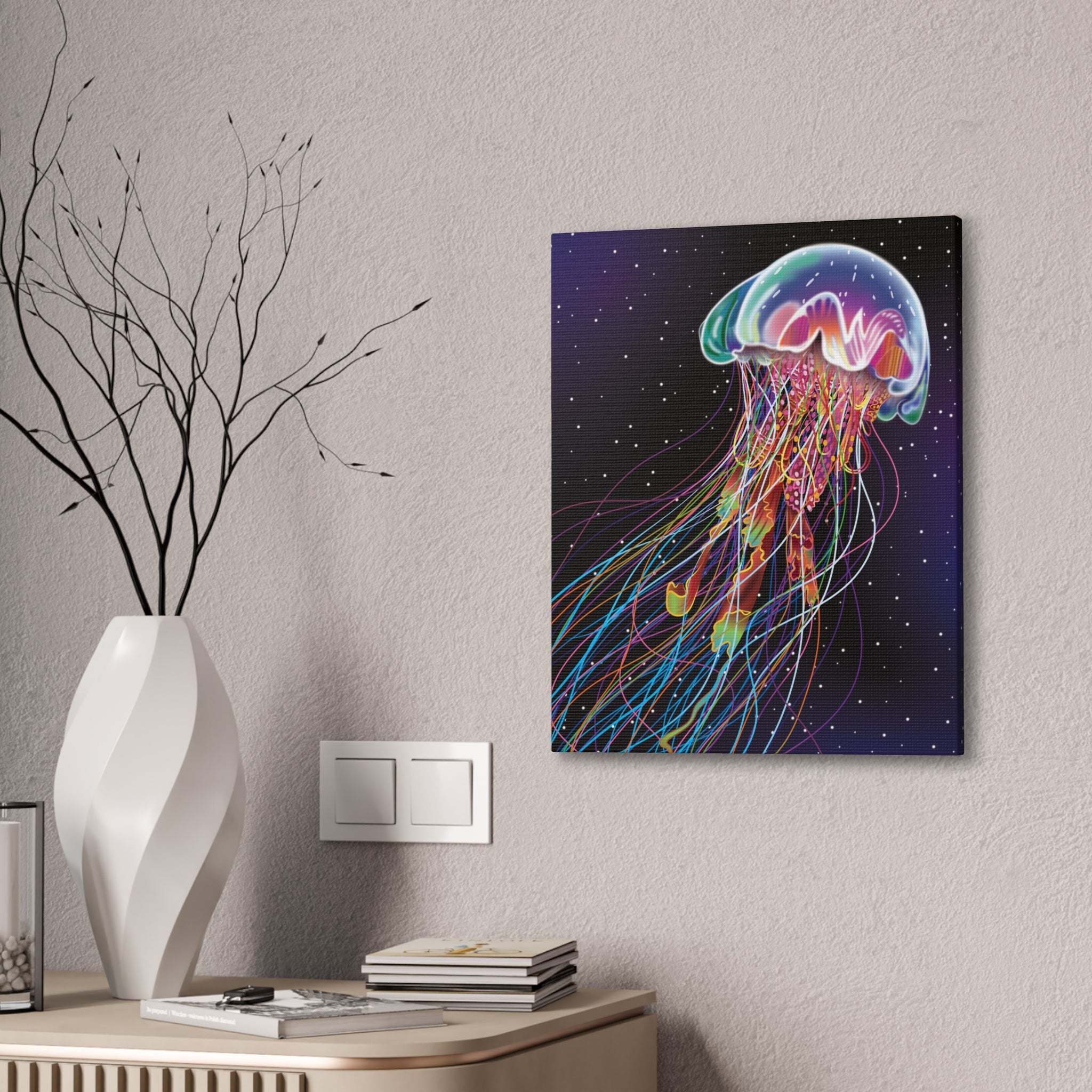 Jellyfish Nebula Canvas Print