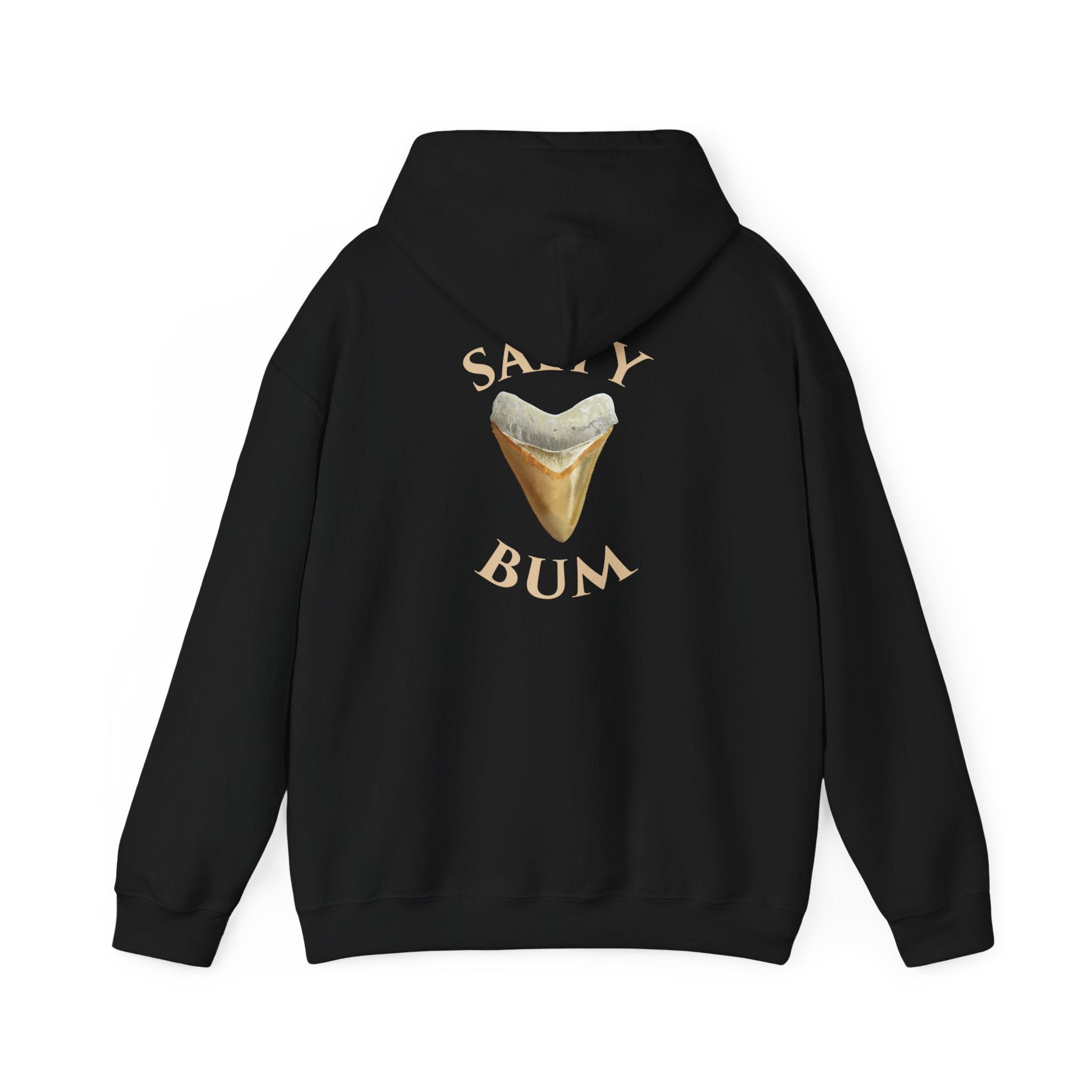 Megalodon Shark Tooth Salty Bum Hoodie