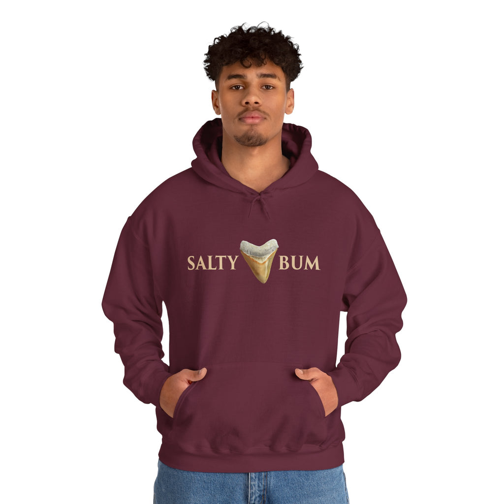Megalodon Shark Tooth Salty Bum Hoodie