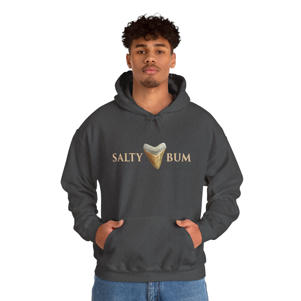 Megalodon Shark Tooth Salty Bum Hoodie