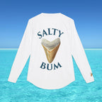 White long sleeve meg tooth back