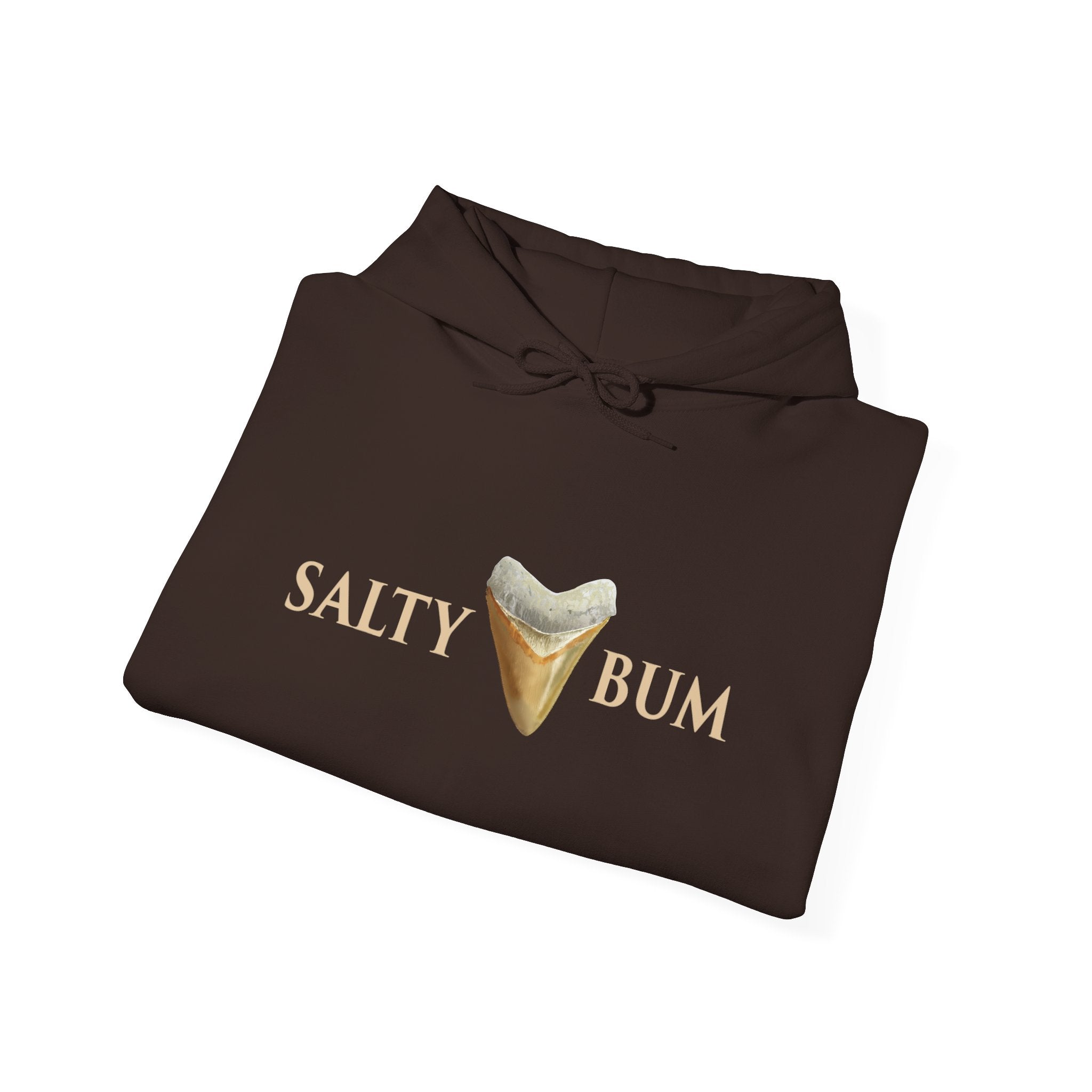 Megalodon Shark Tooth Salty Bum Hoodie