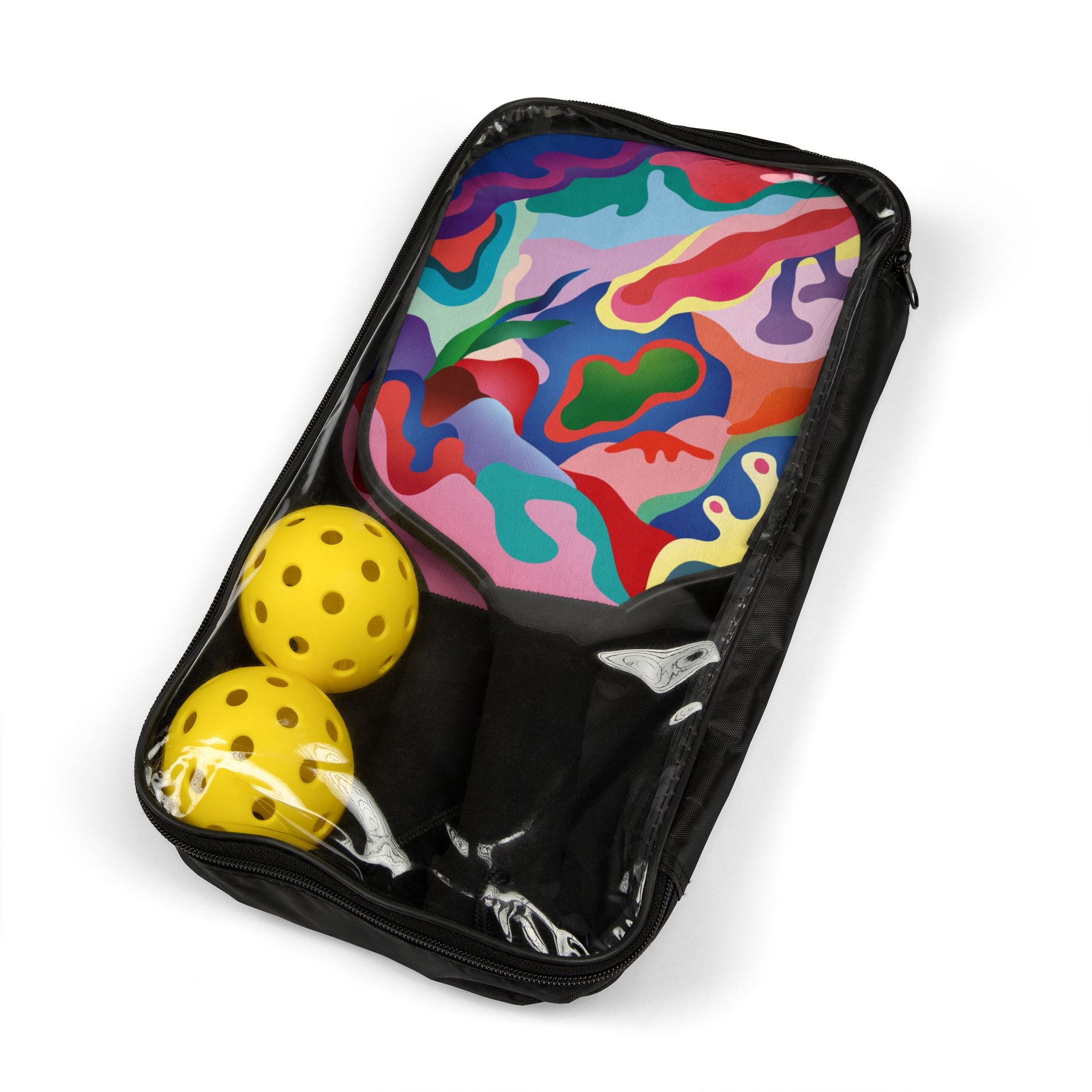 Pink Coral Abstract Pickleball Paddles