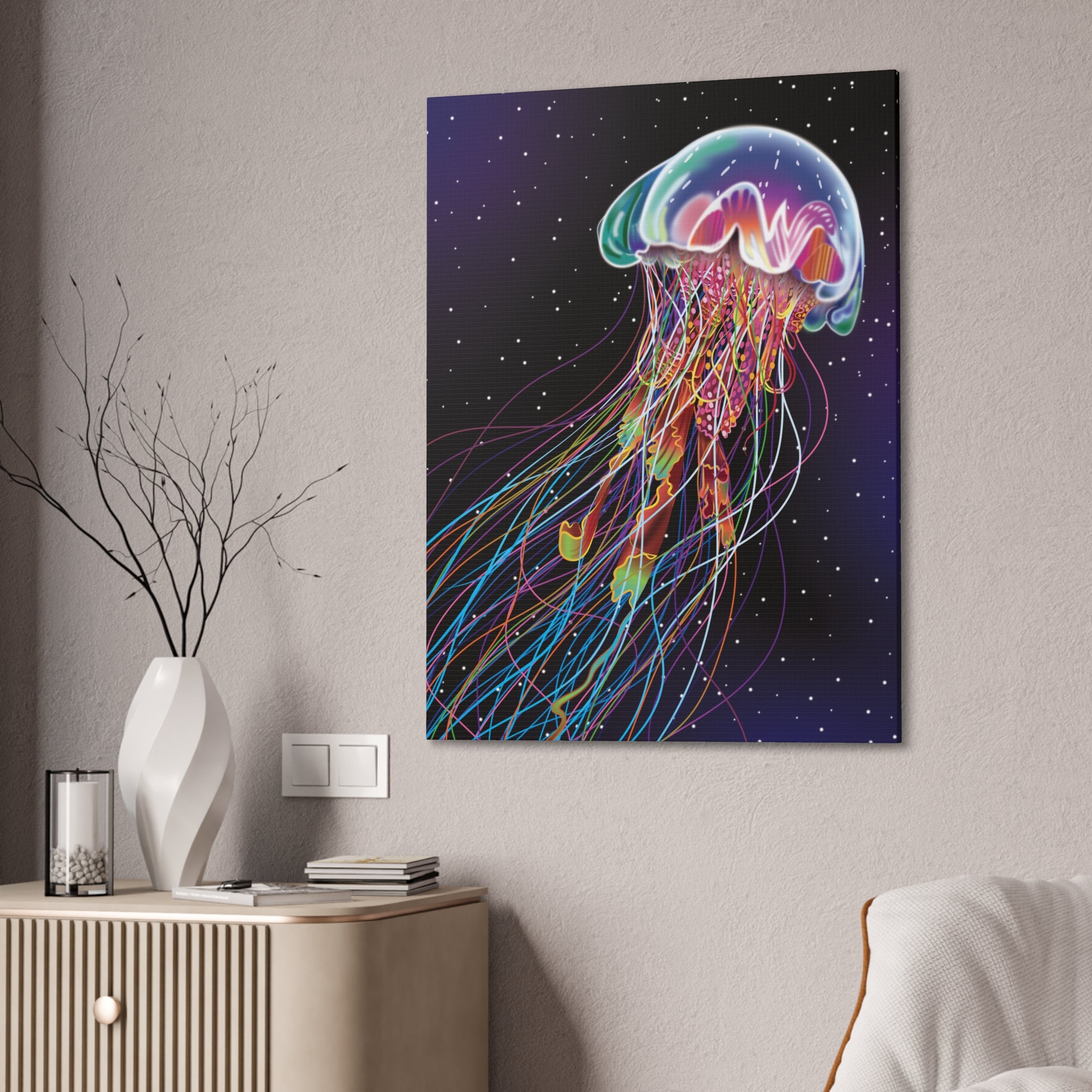 Jellyfish Nebula Canvas Print