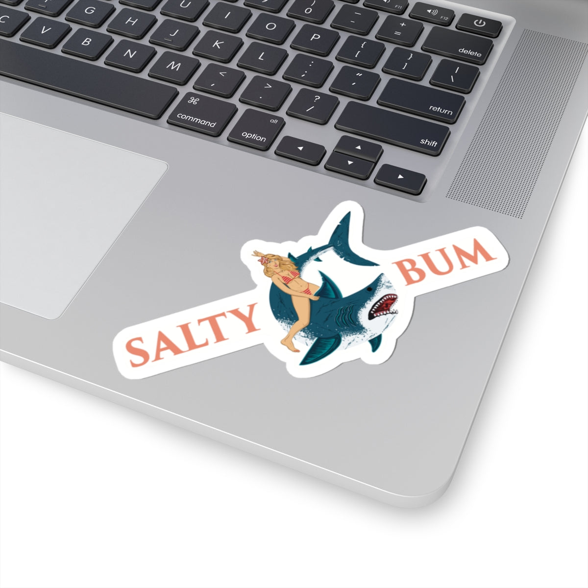 Shark Rider: Bikini Babe Edition Wide Sticker