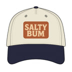 Salty Bum Leather Patch Baseball Cap