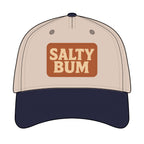 Salty Bum Leather Patch Baseball Cap