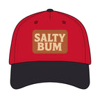 Salty Bum Leather Patch Baseball Cap