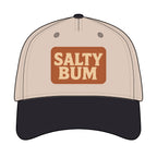 Salty Bum Leather Patch Baseball Cap