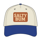 Salty Bum Leather Patch Baseball Cap