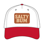 Salty Bum Leather Patch Baseball Cap