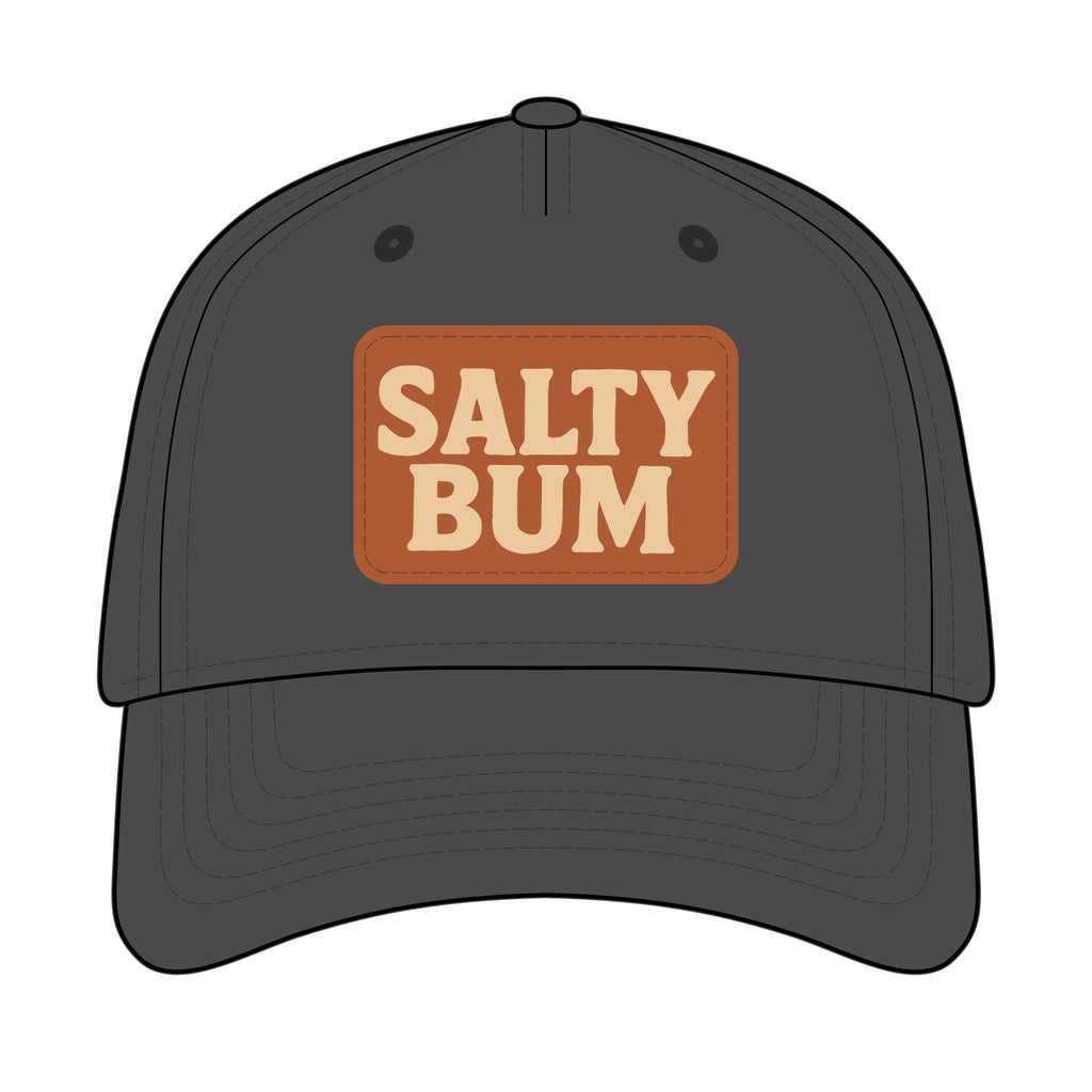 Salty Bum Leather Patch Baseball Cap