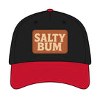 Salty Bum Leather Patch Baseball Cap