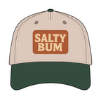 Salty Bum Leather Patch Baseball Cap