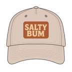 Salty Bum Leather Patch Baseball Cap