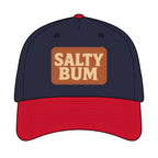 Salty Bum Leather Patch Baseball Cap