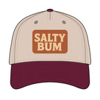 Salty Bum Leather Patch Baseball Cap