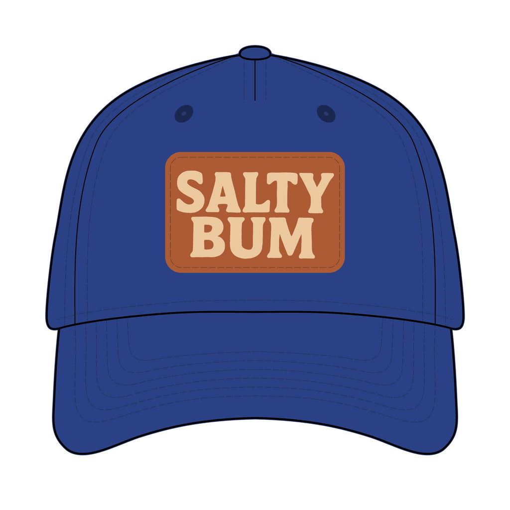 Salty Bum Leather Patch Baseball Cap