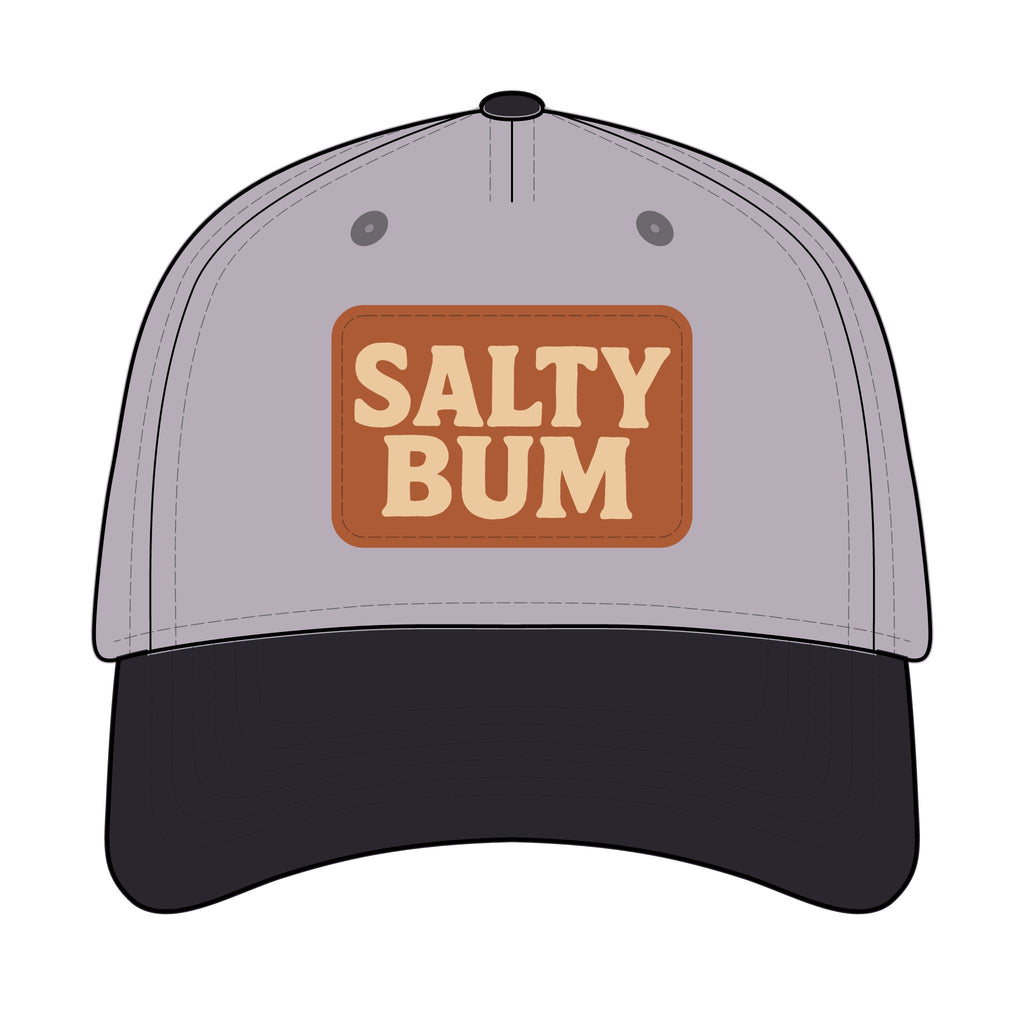 Salty Bum Leather Patch Baseball Cap