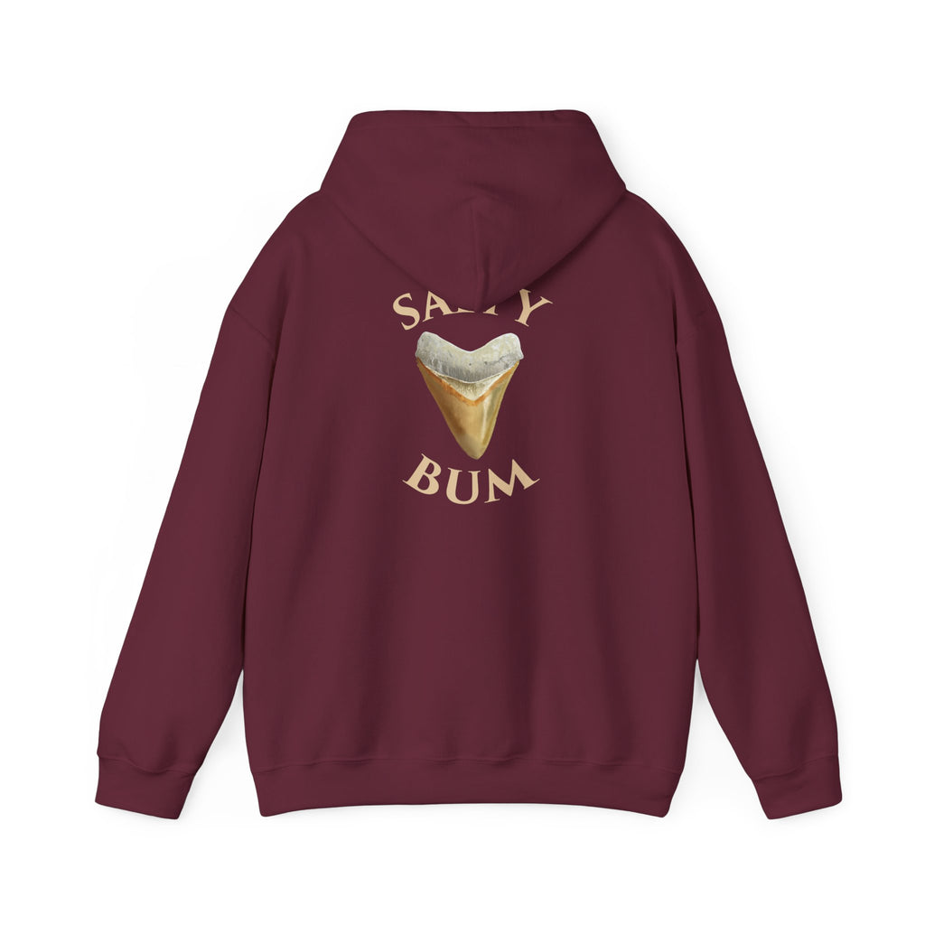 Megalodon Shark Tooth Salty Bum Hoodie