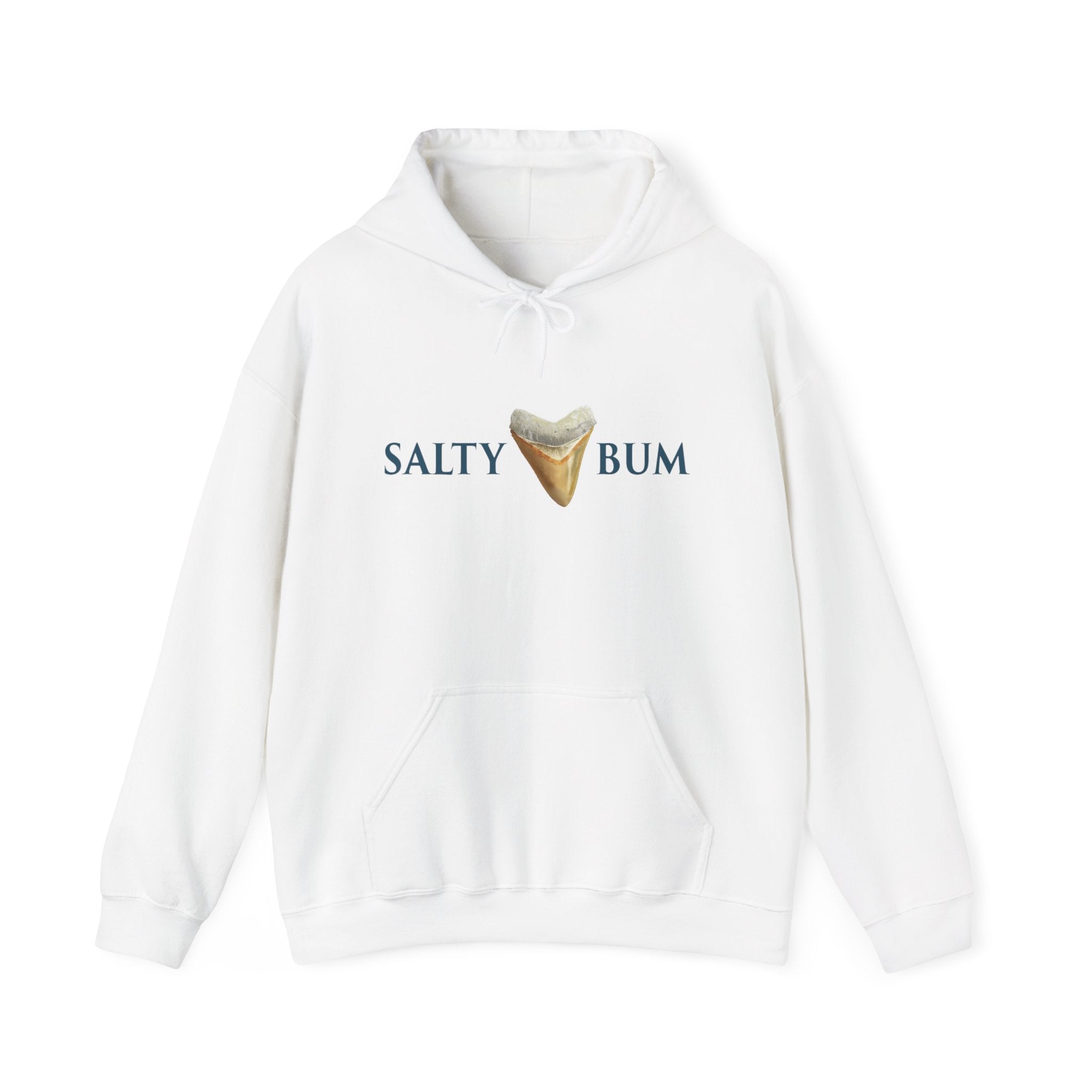 Megalodon Shark Tooth Salty Bum Hoodie