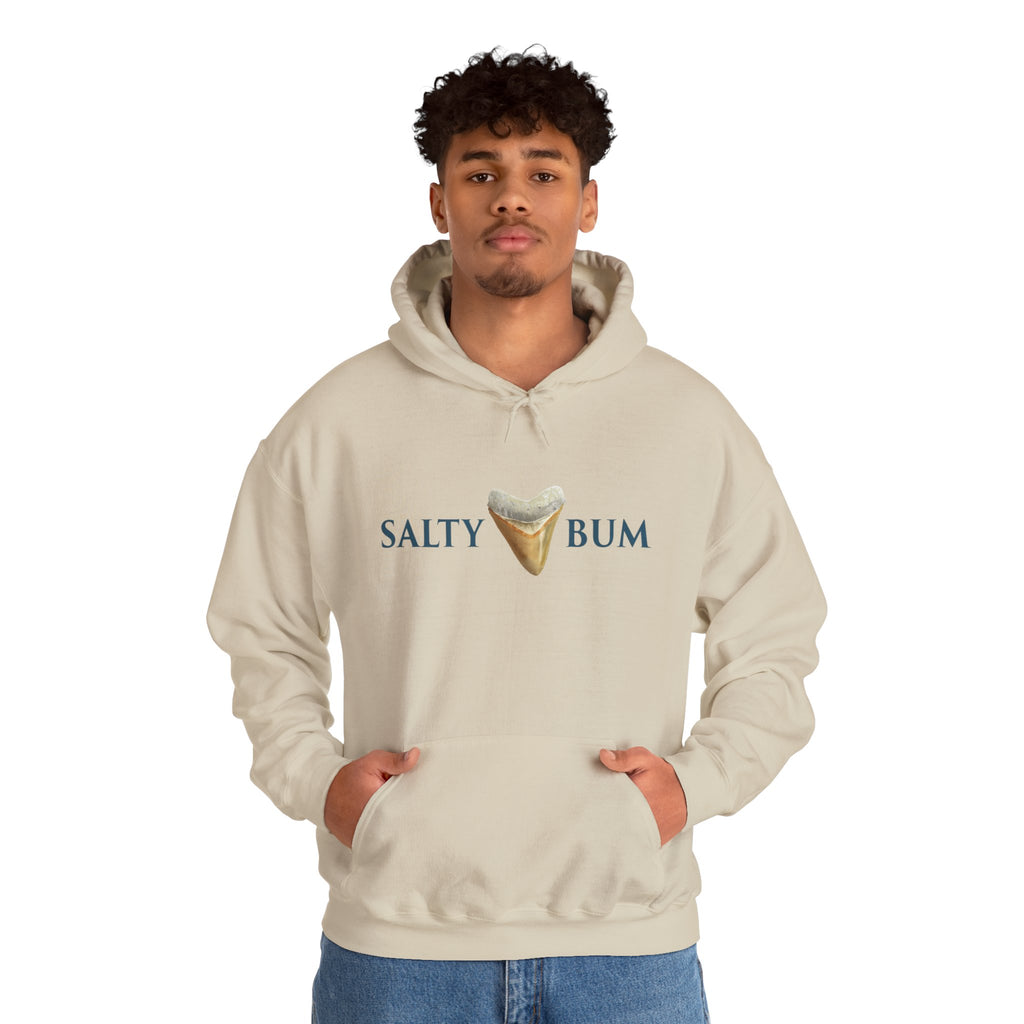 Megalodon Shark Tooth Salty Bum Hoodie
