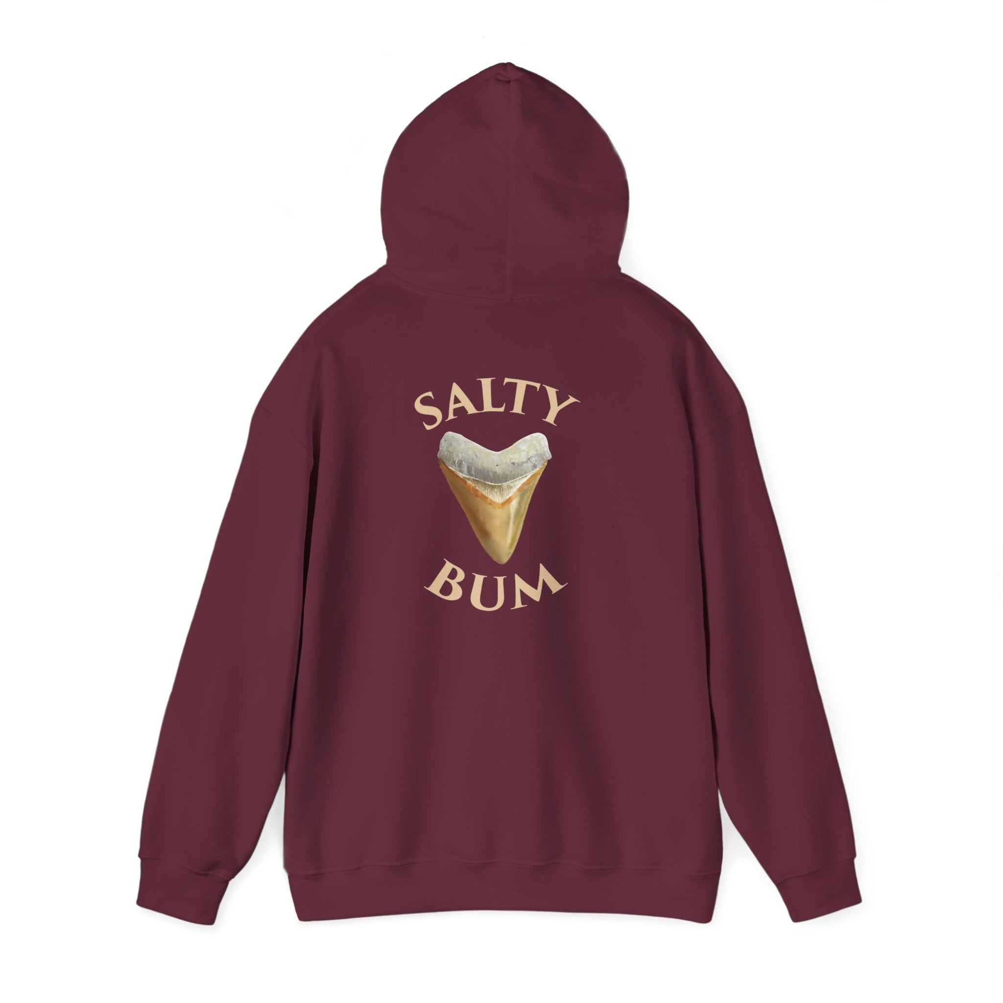 Megalodon Shark Tooth Salty Bum Hoodie