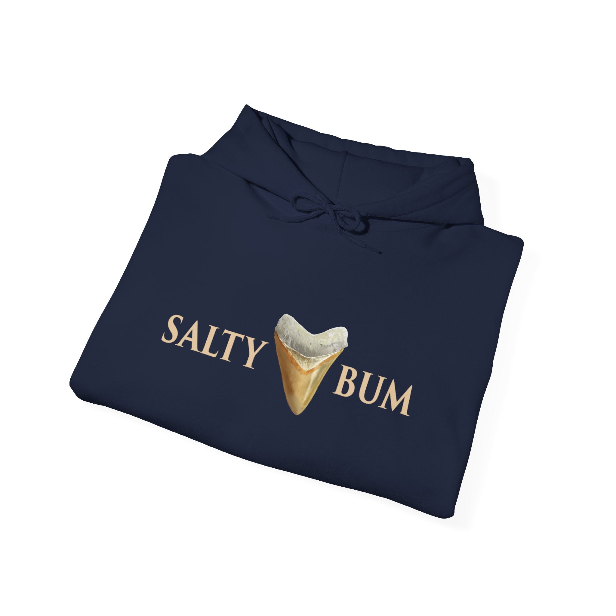 Megalodon Shark Tooth Salty Bum Hoodie