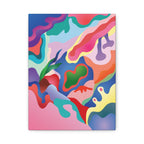 Pink Coral Abstract Canvas Print