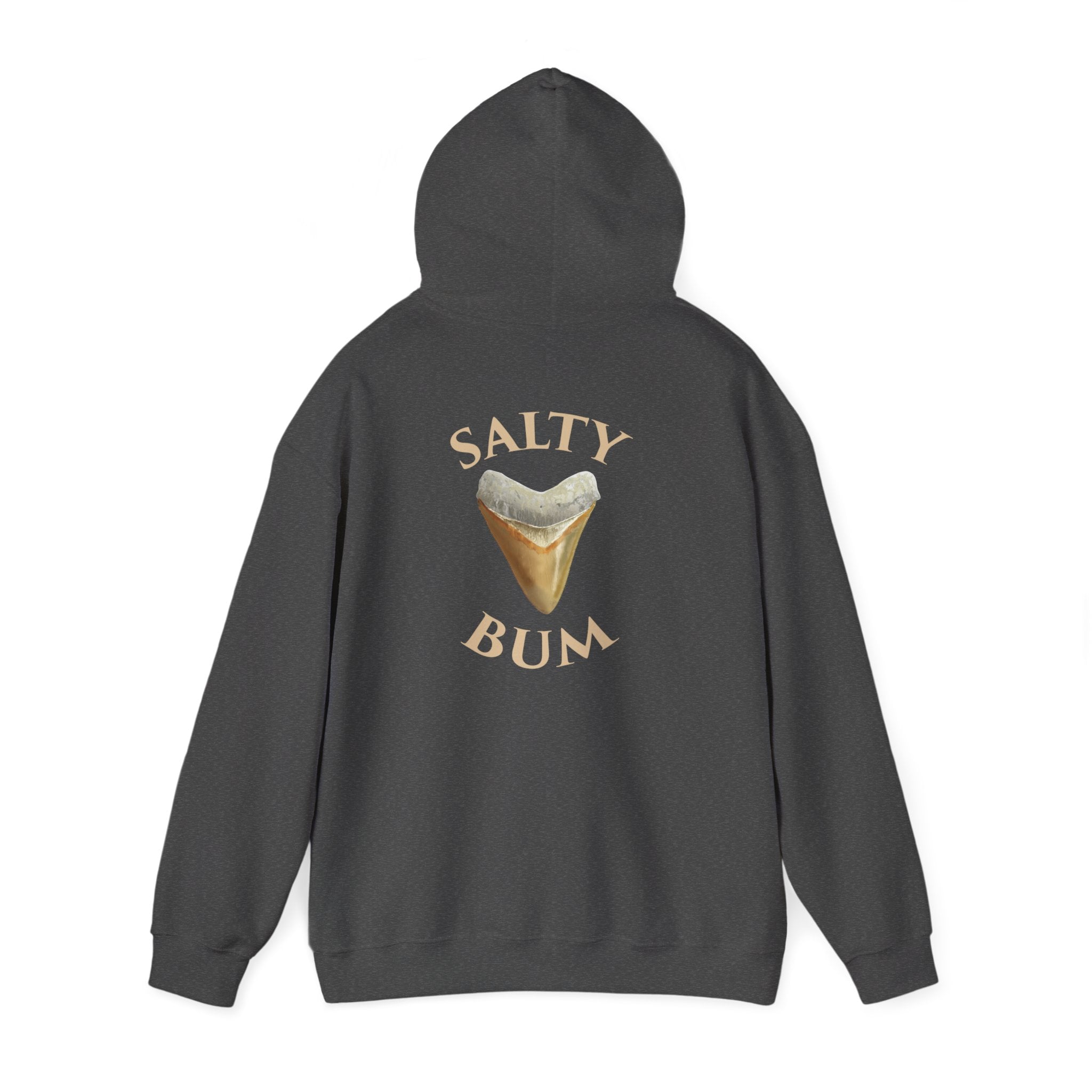 Megalodon Shark Tooth Salty Bum Hoodie