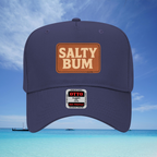 Salty Bum Leather Patch Baseball Cap