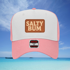 Salty Bum Leather Patch Baseball Cap