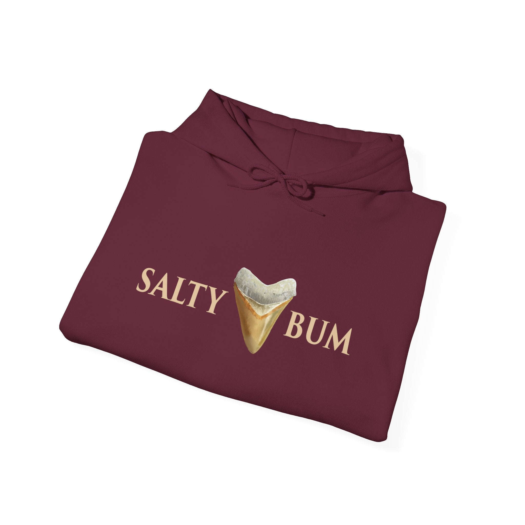 Megalodon Shark Tooth Salty Bum Hoodie