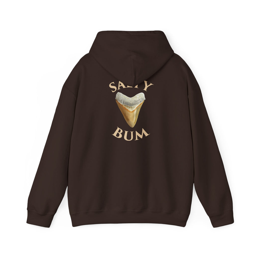 Megalodon Shark Tooth Salty Bum Hoodie
