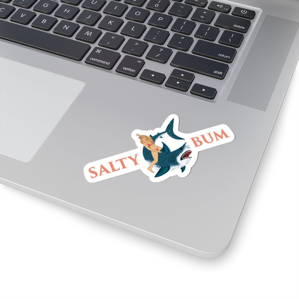 Shark Rider: Bikini Babe Edition Wide Sticker